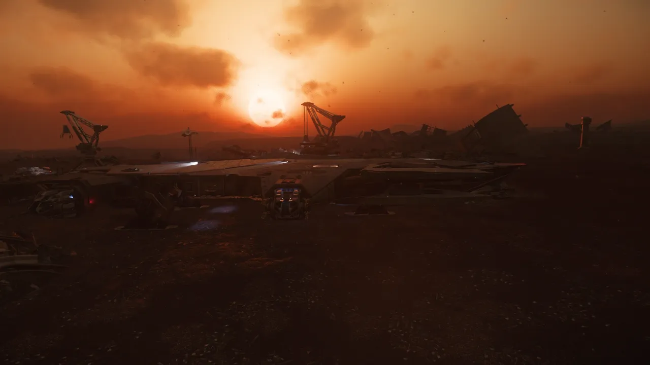 Wo sonst will man auch heute noch Waren los werden, für die man in Lorville ja kein Geld bekommt...