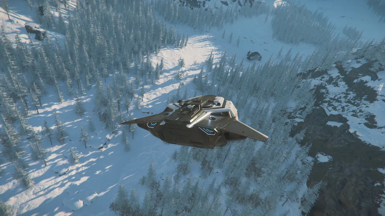 Von der Entfernung sah die Carrack so winzig aus! War zwar nur ein kurzer Ausflug, aber MicroTech bleibt mein Liebling bisher!